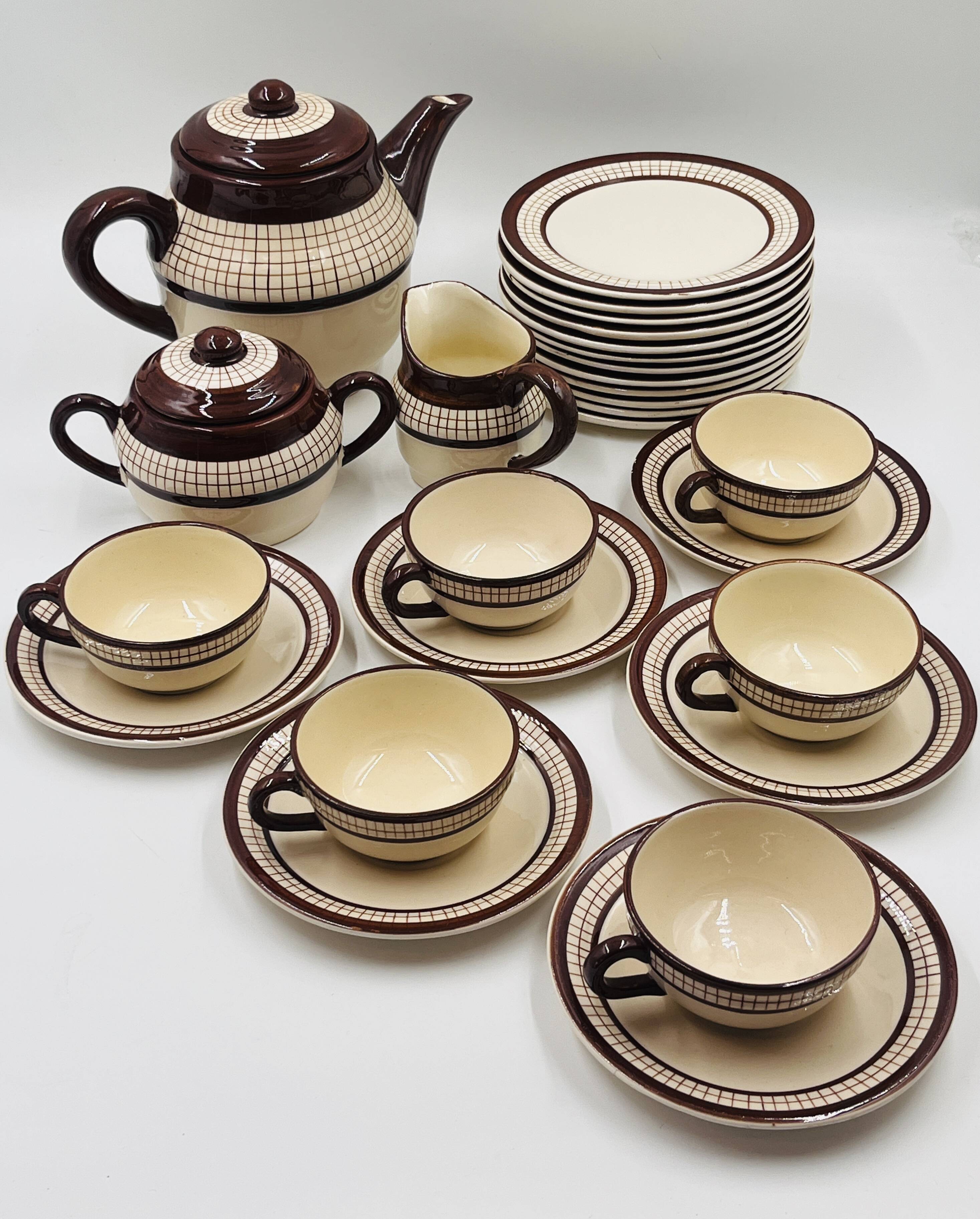 Vintage breakfast service