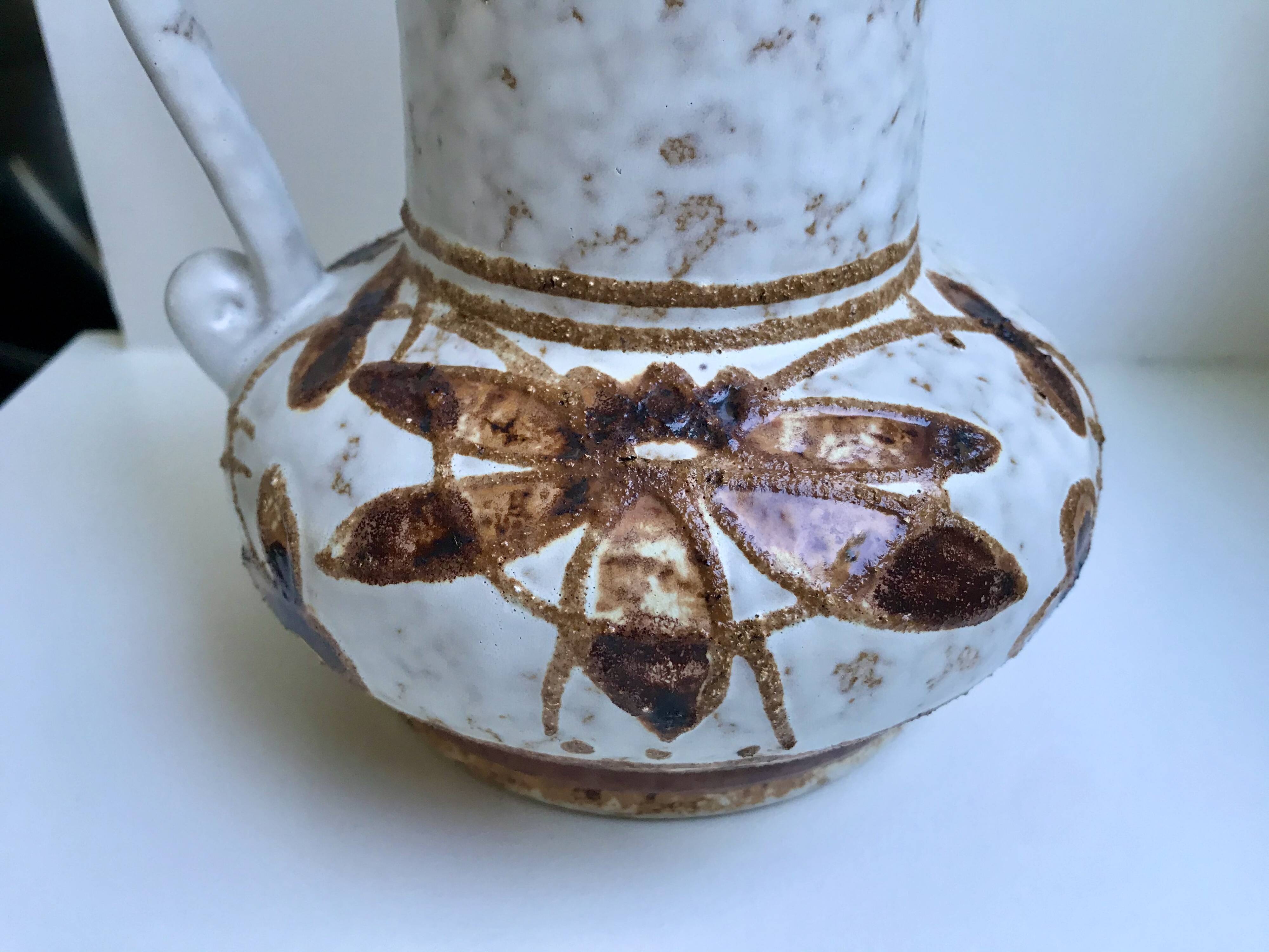 Ceramic vase Made in GDR / GDR 1970s