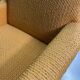 Pair of retro armchairs mid-century upholstered lounge chairs, Central European, mid-20th century
