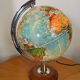 Vintage luminous earth globe