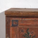 Ancienne malle avec motifs floraux (c.1920) #24