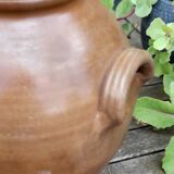 Vinaigrier in sandstone, pottery of the Mottes (La Puisaye), handmade - 7 liters