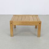 Fauteuils Safari en cuir et table basse par Carl Heinz Bergmiller, 1970
