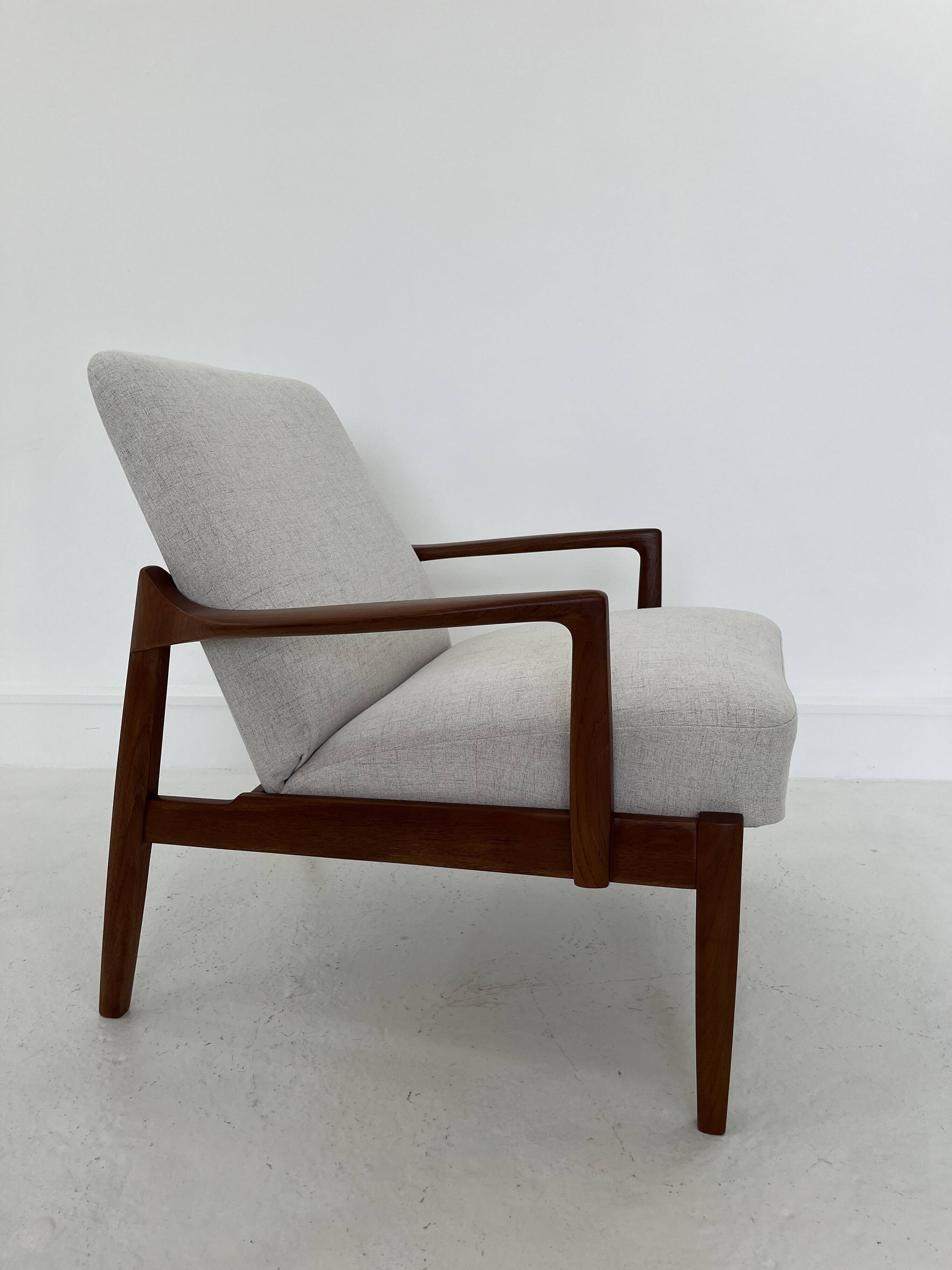 Fauteuil Fd125 par Tove & Edvard Kindt-Larsen pour France & Son, 1960