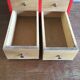 Small vintage craft furniture with fins, 6 drawers 1960