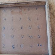 Cubes alphabétiques instructifs, début 20ème siècle