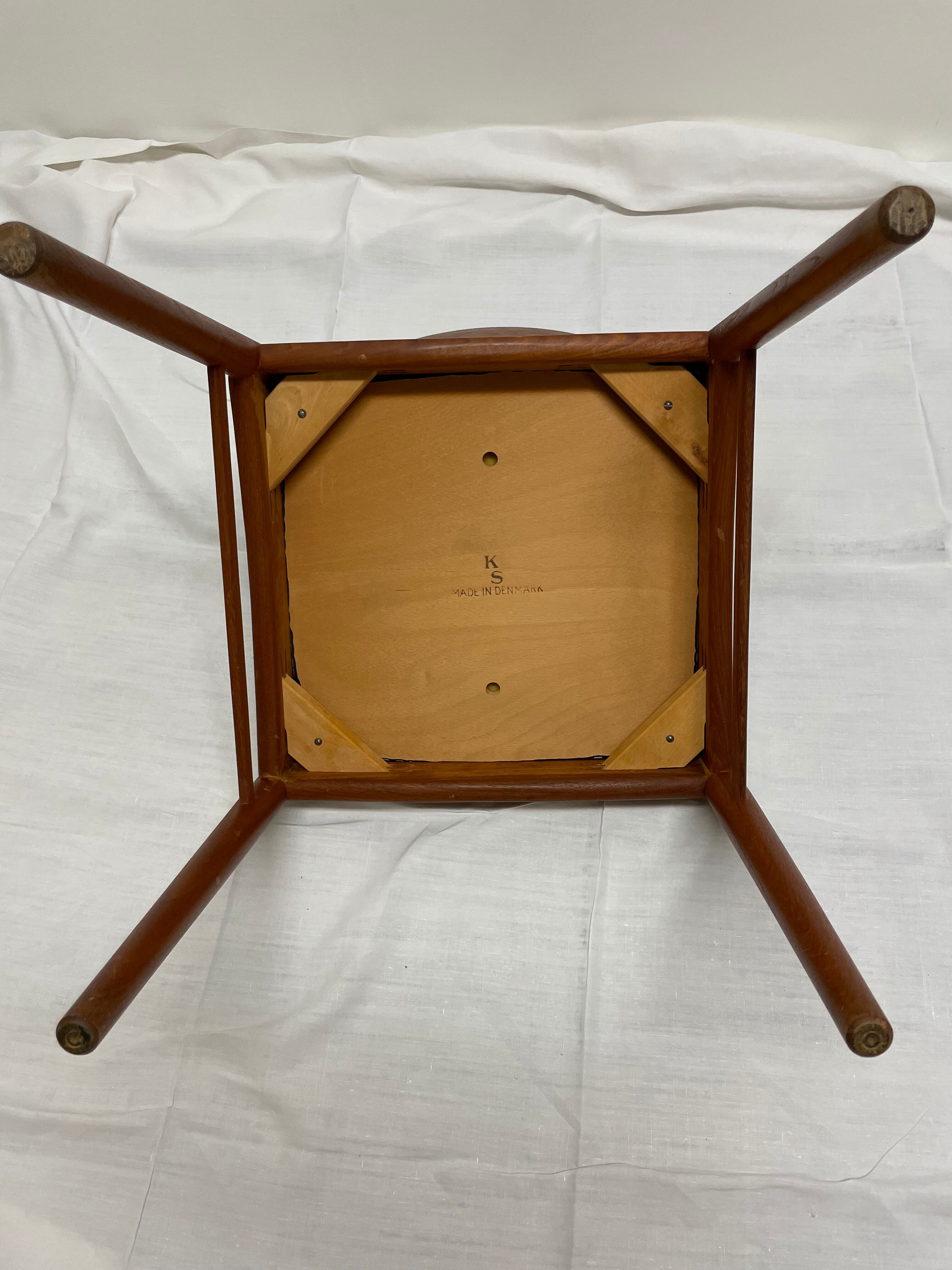 Suite of 6 very beautiful chairs Henning Kjaernulf, ks danemark