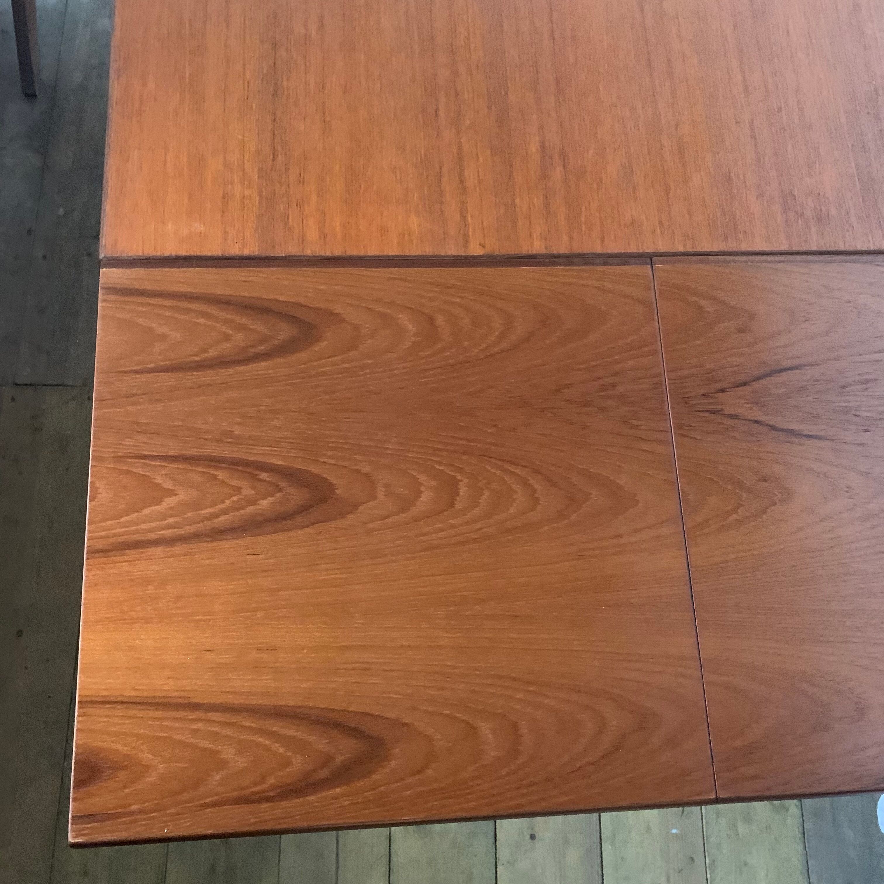 Vintage Scandinavian teak dining table