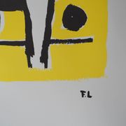 Fernand LEGER : Couple amoureux et cheval, Lithographie signée