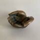 Terracotta art bowl "Jointed hands" signed by the artist Maria Ruiz
