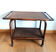 Rattan and canning rolling trolley 1970