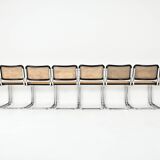 Set of 8 Style B32 dining room chairs by Marcel Breuer