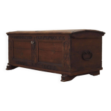 Coffre en chêne, design scandinave, XVIIIe siècle