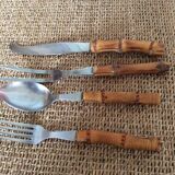 Bamboo cutlery set