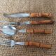 Bamboo cutlery set