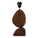 Carved stone lamp base, circa 1970