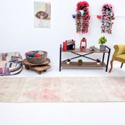 3x12 Soft Vintage Runner Rug 378x88Cm