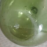 Dame jeanne verre souffle vert