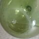 Demijohn glass green breath