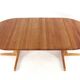 Round 2x Extendable Dining Table "Tjórn" - danish design in teak