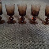 Series of 5 glasses