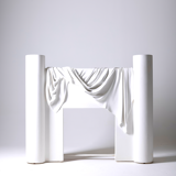 Plaster fireplace from Atelier Sedap