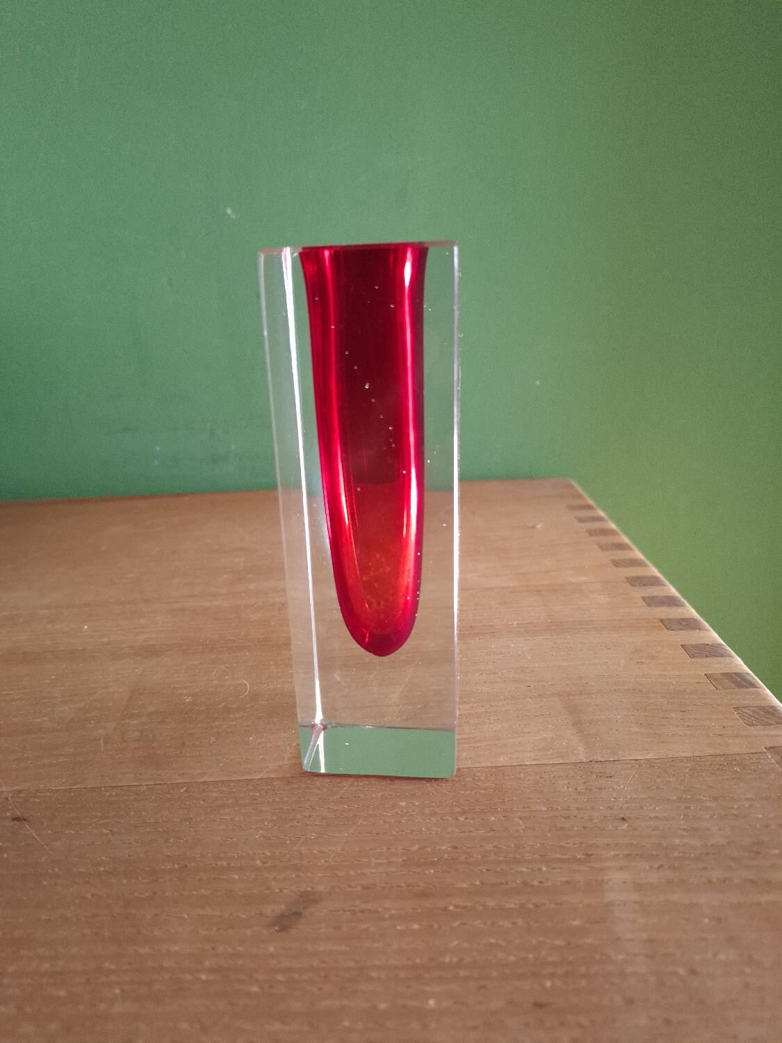 Sommerso Murano Vase