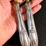 Elegant vermeil and silver-plated fish service - Louis XVI style