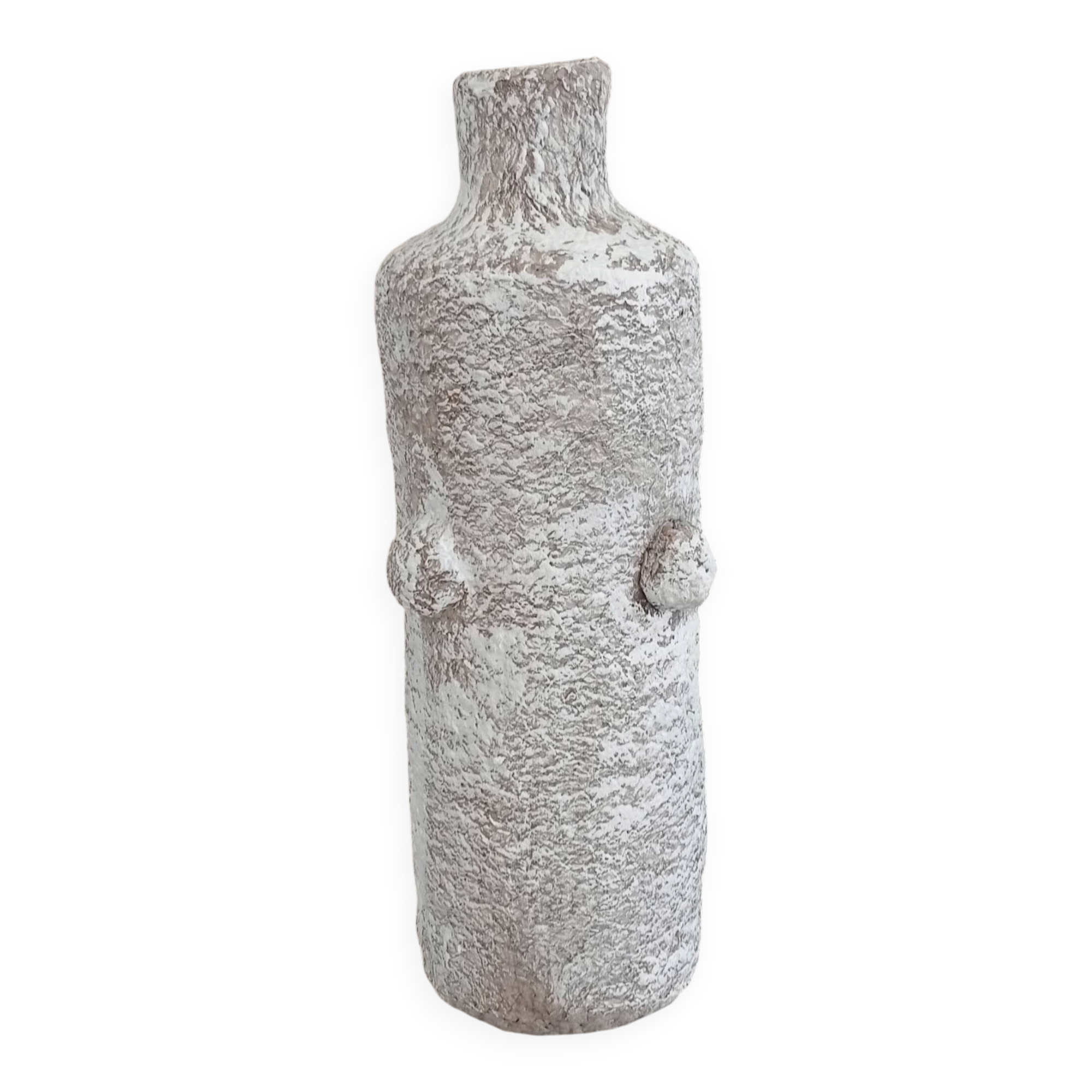 Vase sculptural esprit minéral Boho
