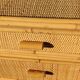 Chest of drawers 5 drawers in rattan and cannage