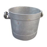Antique aluminium bucket