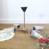 Chandelier 60s - tulips - 4 lights