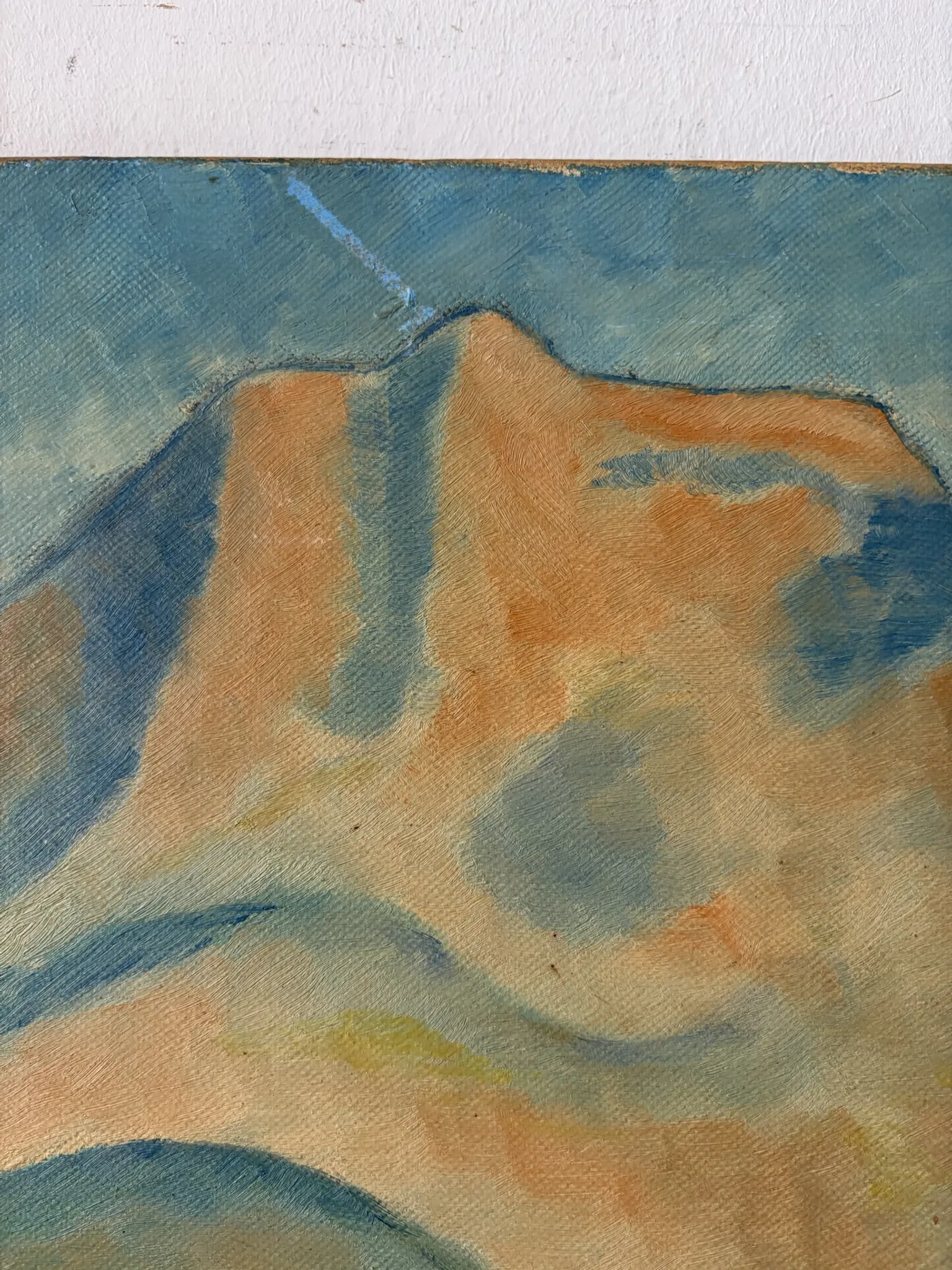 Route of the St Victoire Mountain, oil on canvas