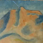 Route of the St Victoire Mountain, oil on canvas