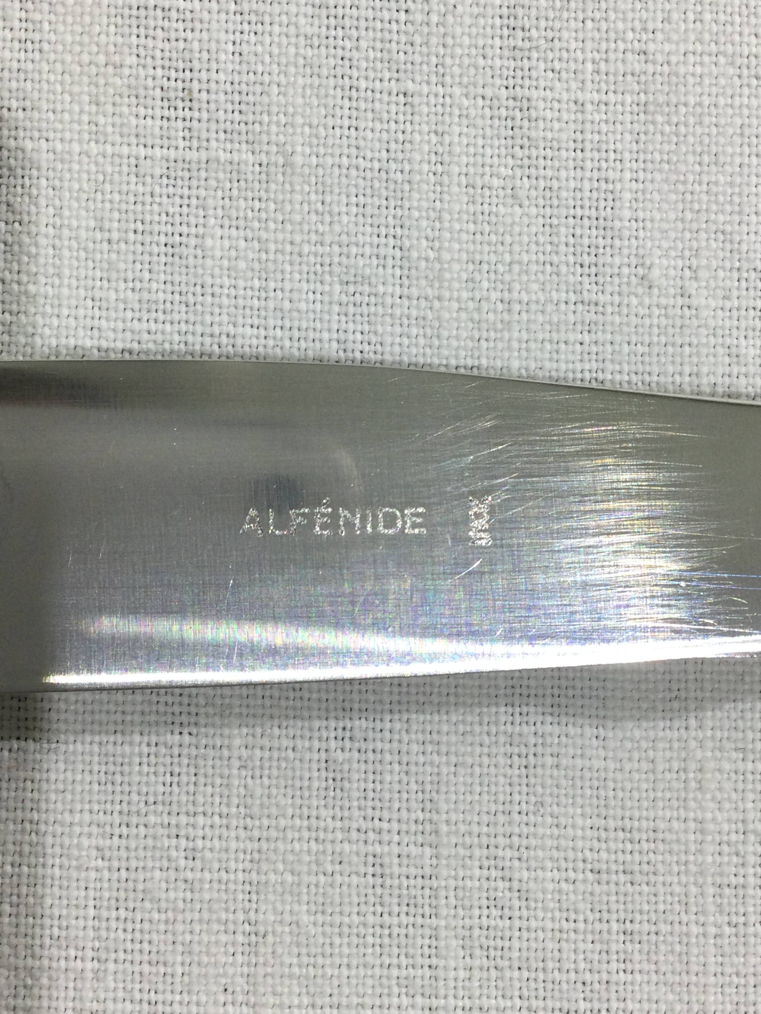 Christofle - Alfenide Silver Metal Knives