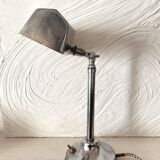 Art Deco industrial style chrome desk lamp – workshop lamp