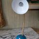 Lampe de bureau vintage bleue