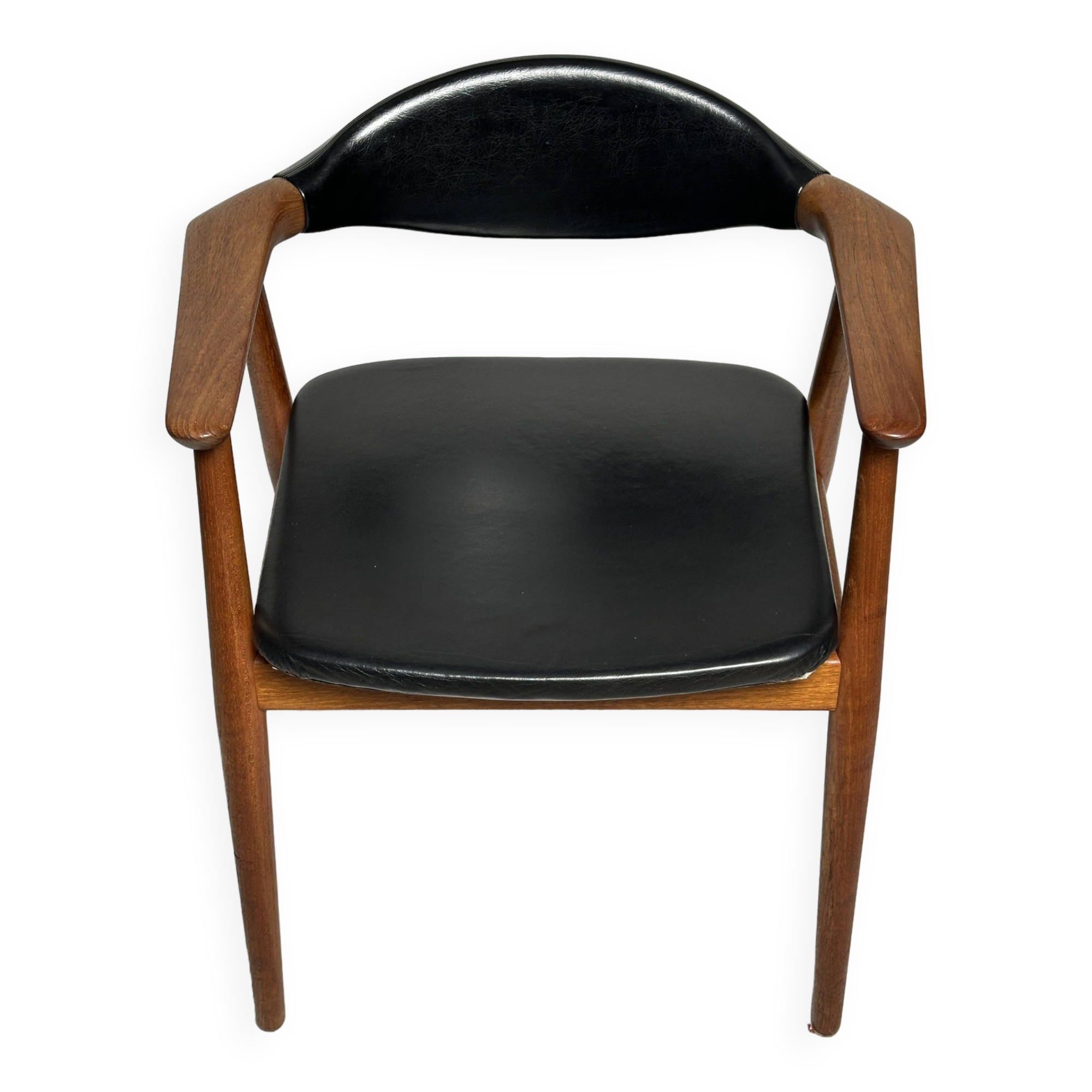 Vintage teak armchair by Erik Kirkegaard for Glostrup, Denmark, 1960s