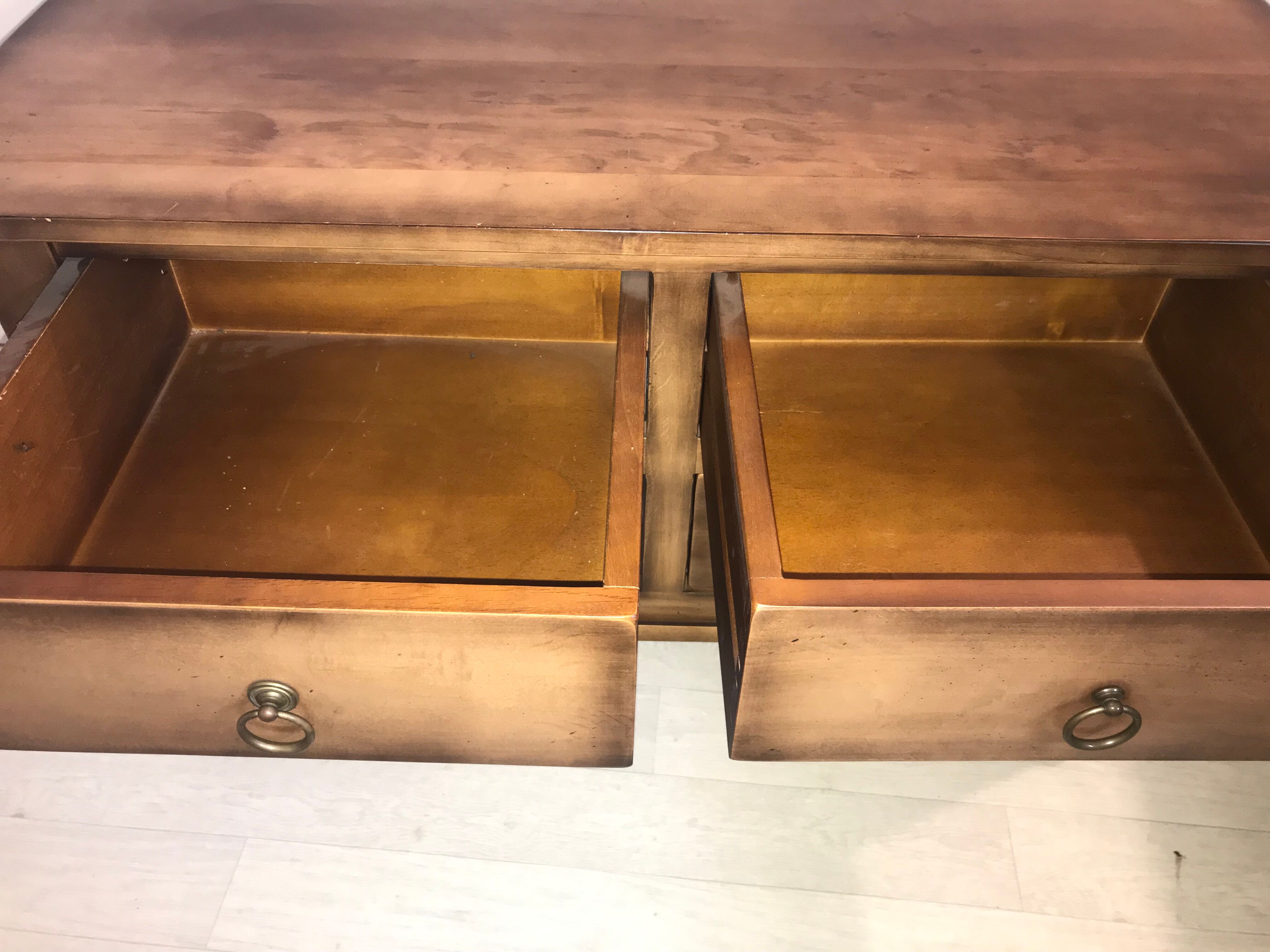 Furniture with drawer signed by Louis Drimmer