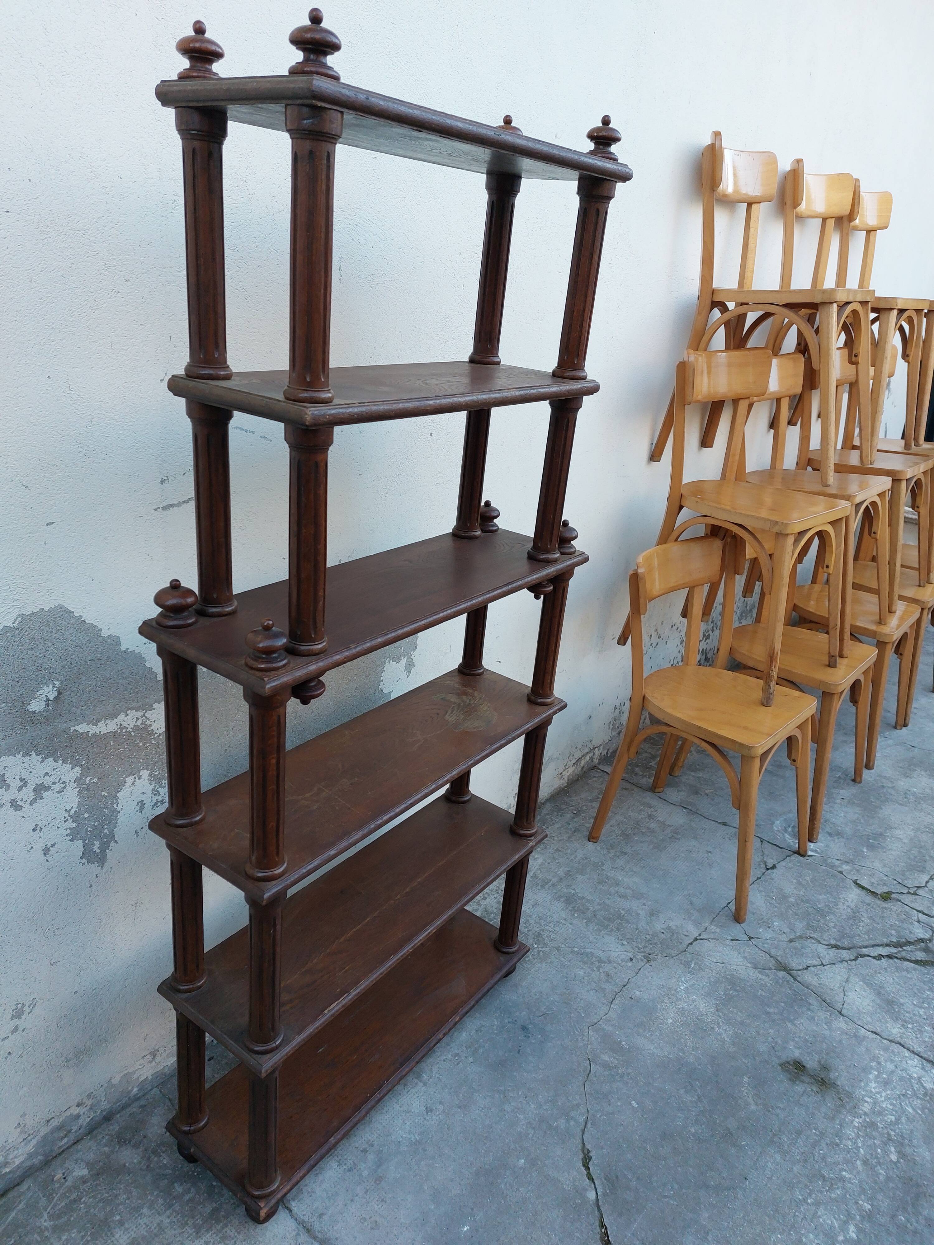 Oak Shelf 6 Trays 1900 -1m62