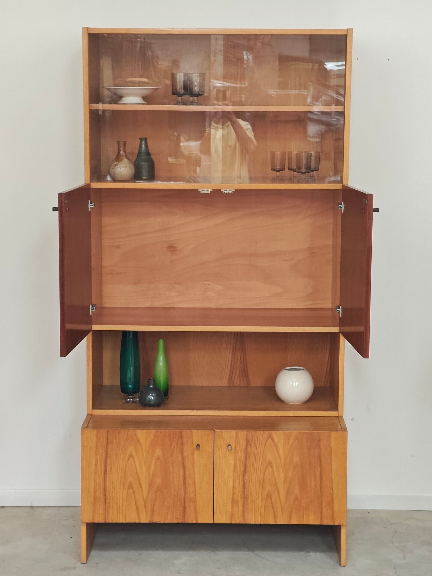 Buffet / Library OP-010 Drevotex Zamberk from Czechoslovakia 1977