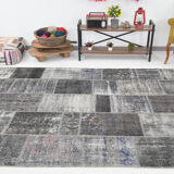 Tapis patchwork oushak vintage turc 304x204