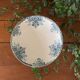 Antique earthenware compotier by Clairefontaine L.G.