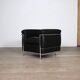 Cassina LC2 vintage lounge chair by Charlotte Perriand and Le Corbusier