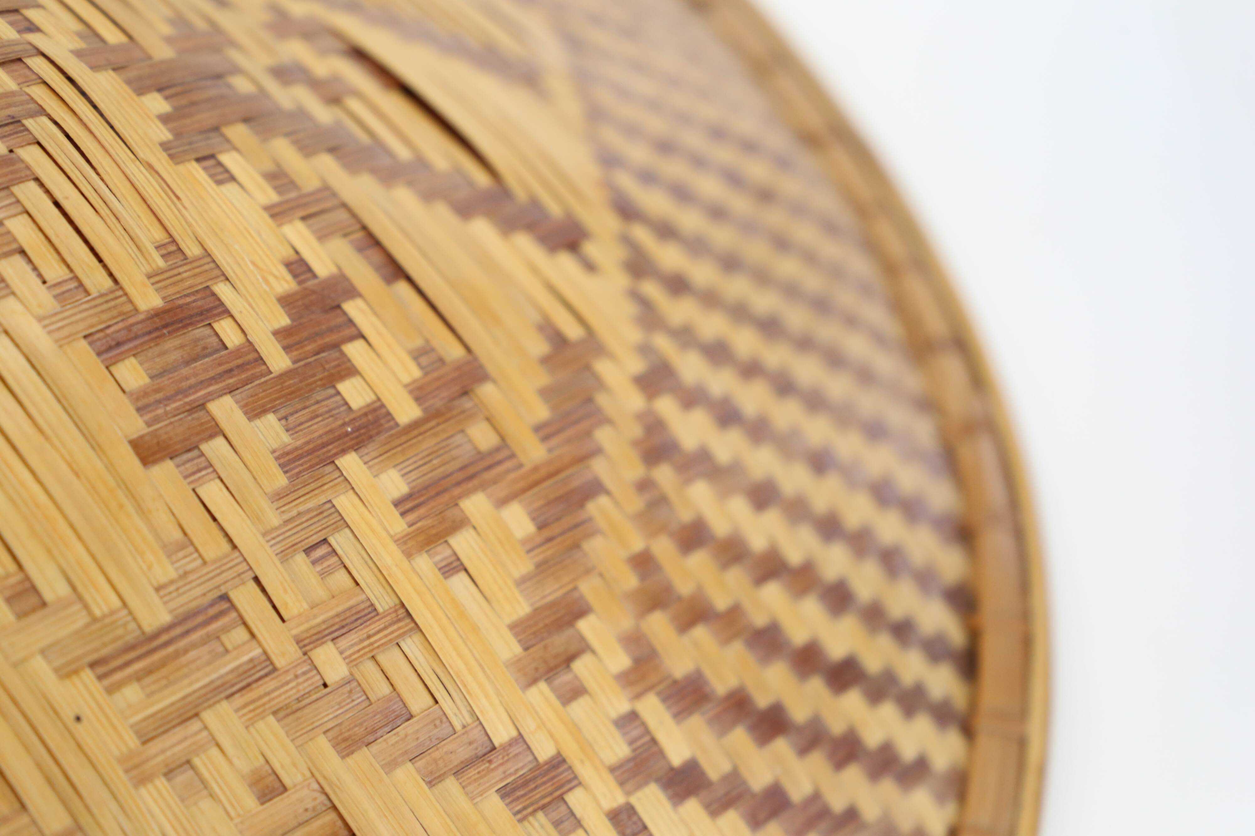 Vintage Chinese hat, bohemian wall decoration