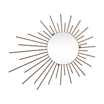 Vintage sunburst mirror