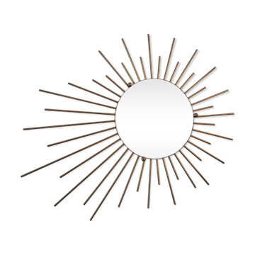 Vintage sunburst mirror
