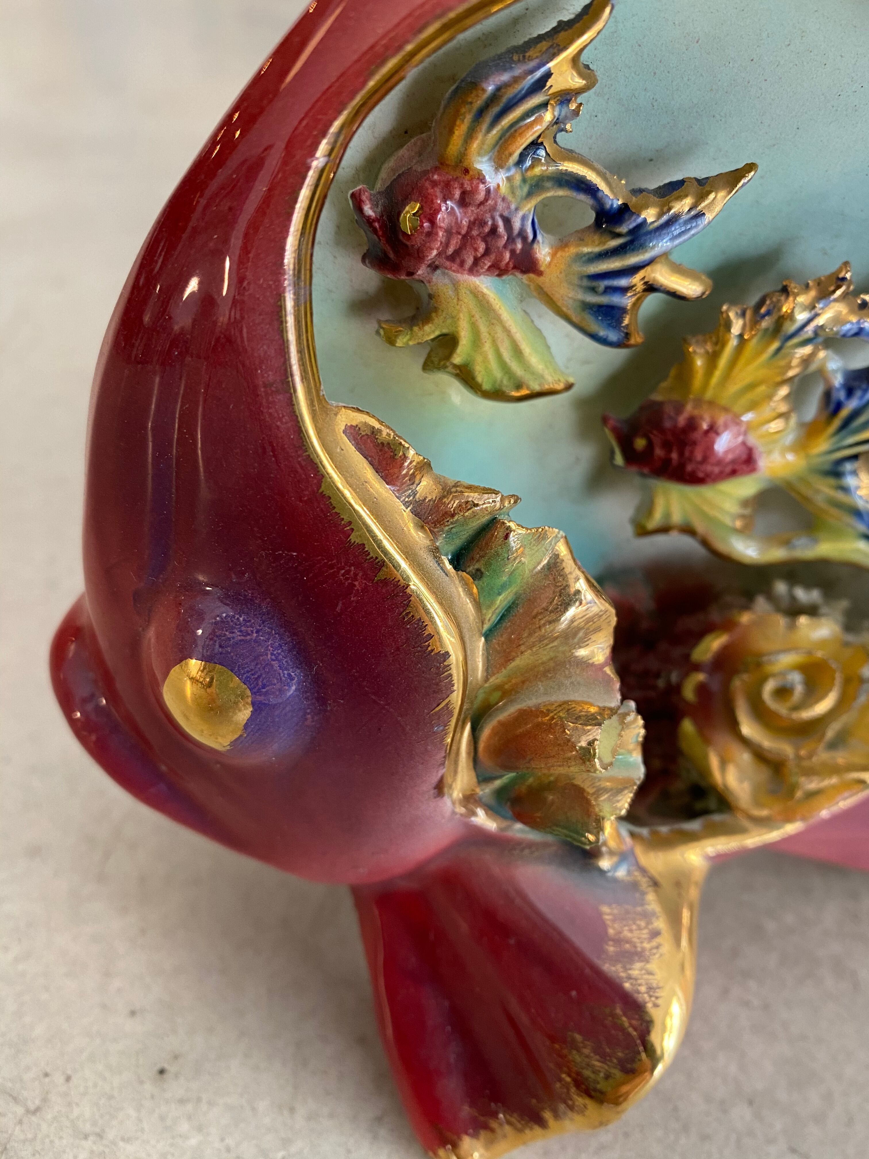 Vallauris ceramic lamp