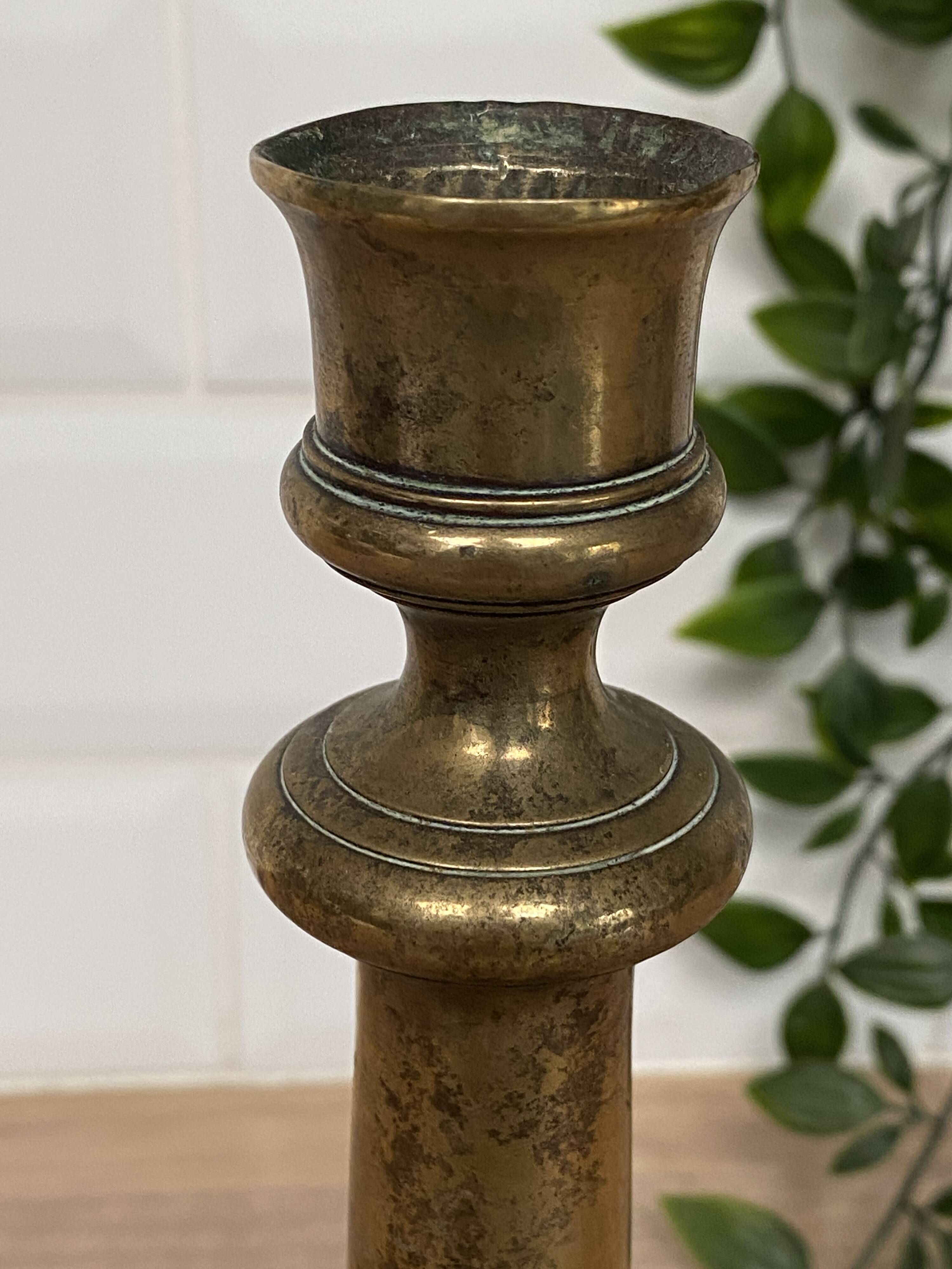 Brass candle holder