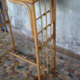 Vintage rattan shelf